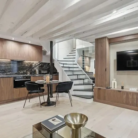 Duplex Parisien Pres Du Louvre Paris